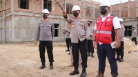 Kapolda Cek Langsung Progress pembangunan Mako Polres Pringsewu