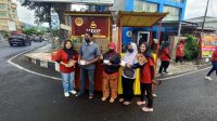 Lounching Corner Ketiga, Sedop Nasi Kuning Bagikan 100 Box Nasi