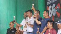 Polda Lampung Juara Beregu Turnamen Tenis Kapolda Cup 2022