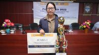 Indri Oktavia, Mahasiswi Prodi Akuntansi Mahasiswa Berprestasi IIB Darmajaya 2022