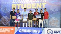 Darmajaya Berikan Beasiswa Rp50 Juta kepada Best Player, Best Keeper, dan Top Skor DSFT 2022