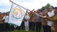 Dibuka Wabup Pandu Kesuma Dewangsa, Jalan Sehat HUT Pujakesuma ke-42 Meriah