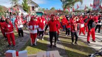 Mukhlis Basri Gelar Senam Sicita di Rumah Aspirasi Kebun Tebu