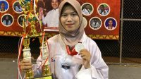 Mahasiswi Darmajaya Juara Kejuaraan Taekwondo Walikota Cup 2022