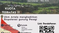 HUT ke-77 RI, UKM Artala Darmajaya akan Kibarkan Merah Putih di Gunung Pesagi