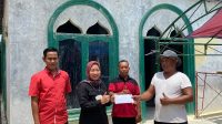 Lesty Bantu Pembangunan Masjid Warga Fajar Baru