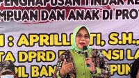 Aprilliati Ajak Warga Lindungi Hak Perempuan dan Anak
