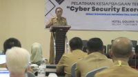 Wakili Gubernur, Kadis Kominfotik Buka Acara Pelatihan Teknis Cyber Security Exercise Technical