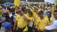 Ribuan Massa Ikuti Jalan Sehat HUT ke-58 Golkar