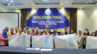Final Materi Teknis Perairan Pesisir Provinsi Lampung Dideklarasikan