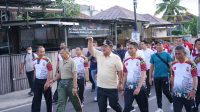 Kapolda Lampung Bersama Gubernur Lampung dan Unsur TNI buka jalan sehat di Mako Brimob