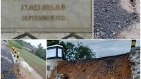 Baru Sepekan Diserahterimakan, Proyek Jembatan BMBK Rp5 M Rusak Parah