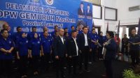 Irma Suryani Lantik Agus Sujatma sebagai Ketua Gemuruh NasDem Lampung