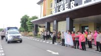 Polda Lampung Lepas Bantuan Sosial untuk Korban Gempa di Cianjur