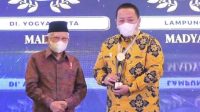 Gubernur Arinal Djunaidi Menerima Penghargaan Peringkat Madya untuk Kategori Kemitraan Tingkat Daerah Dari KPPU Republik Indonesia
