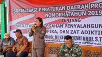 Dewi Nadi Ajak Warga Dukung Pemberantasan Narkoba