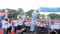 Rayakan HUT ke-25 Kementerian BUMN, Semen Baturaja Ajak Masyarakat Jalan Sehat Bersama BUMN di Kota Bandarlampung