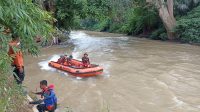 Tenggelam Saat Berenang Sungai Way Tahmi, Tim SAR Gabungan Lakukan Pencarian Terhadap Dini