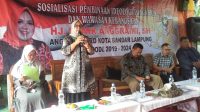 Sosialisasi IPWK, Wiwik Ajak Masyarakat Jaga Pancasila Demi Keutuhan NKRI