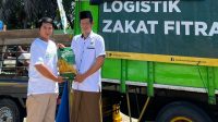 Baznas Lampung Terima Beras Zakat Fitrah dari Baznas RI Sebanyak 18,28 Ton