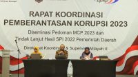 Sekdaprov Hadiri Rakor Pemberantasan Korupsi Diseminasi Pedoman MCP dan Tindak Lanjut Rekomendasi Hasil Survei Penilaian Integritas