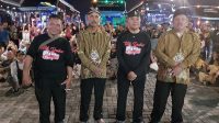 Ketua Pujakesuma Lampung Ki H Nuryono Lepas 35 Bus Mudik Gratis Ganjar ke Jawa Tengah
