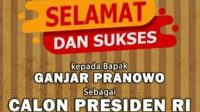 Pujakesuma Lampung Sampaikan Selamat Atas Penetapan H. Ganjar Pranowo Sebagai Capres 2024