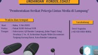 Peringati Hari Kebebasan Pers Sedunia, AJI Bandar Lampung Bakal Gelar Konsolidasi Pembentukan Serikat Pekerja Lintas Media