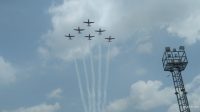 Jupiter Aerobatic Team TNI AU Sambangi Lampung