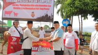 Polda Lampung Gelar Sholat Idul Adha 1444 H, 34 Ekor Hewan Qurban di Bagikan