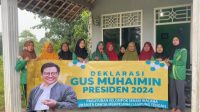 Dukungan Kian Mengalir, Giliran Paguyuban Senam Wacana Lamteng Deklarasi Gus Muhaimin Capres 2024