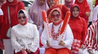 Ketua TP. PKK Lampung Gelar Berbagai Lomba Meriahkan HUT ke – 78 RI