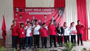 Rakercab IV PDIP Pesawaran, Sudin Ajak Kader Sosialisasikan Ganjar