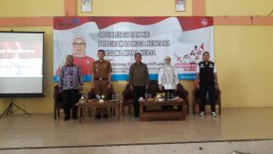 Mingrum Gumay dan Farah Nuriza Amelia Sosialisasikan Program Penurunan Stunting di Lampung Tengah
