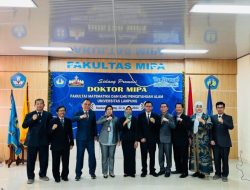 FMIPA Unila Lahirkan Dua Doktor Baru