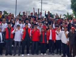 Hari Terkahir Kampanye, TPD dan Relawan Ganjar-Mahfud Lampung Ziarah Pahlawan Nasional