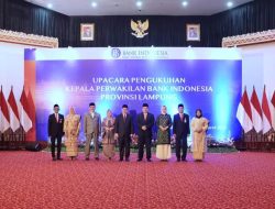 Junanto Dikukuhkan Jadi Kepala BI Lampung