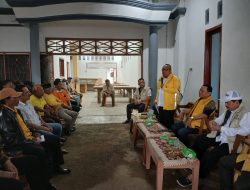 Bacagub Hanan Serap Aspirasi Bersama Pengurus Partai Golkar 3 Kecamatan di Lampung Timur