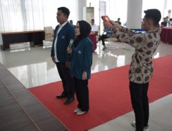 PJ Gubernur dan Wakil Gubernur BEM FEB Unila Periode 2024 Dilantik