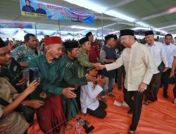 Mirza Hadiri Pengajian Akbar dan Pelantikan Pengurus Muslimat NU Mesuji