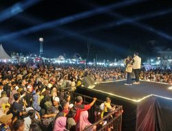 Bacagub Hanan Bersama Gebyar Lampung Maju Hibur Ribuan Masyarakat di Way Jepara 