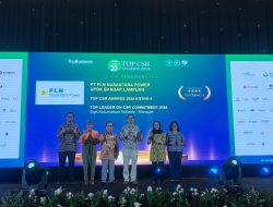 Kembali Raih Penghargaan , PLN NP UPDK Bandar Lampung Terbukti Konsisten Menjalankan Program CSR yang Berkesinambungan