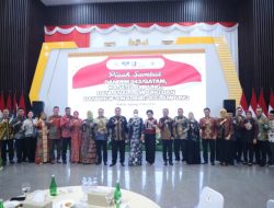Rektor Hadiri Pisah Sambut Forkopimda Provinsi Lampung