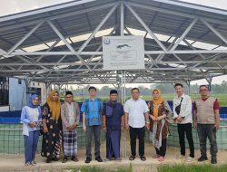Bacagub Hanan Serahkan Bantuan Bioflok di Pondok Pesantren Darul Huda, Kota Gajah, Lampung Tengah
