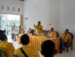 Bacagub Hanan Bersama Bacabup Ririn Silaturahmi Dengan Pengurus Partai Golkar 2 Kecamatan di Pringsewu
