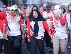 Rektor Unila Ikut Jalan Sehat HUT Ke-342 Kota Bandarlampung
