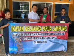 Ikatan Keluarga Papua Lampung Siap Sukseskan Pilkada Serentak 2024