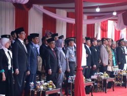 Rektor Unila Hadiri Upacara Hari Bhayangkara ke-78