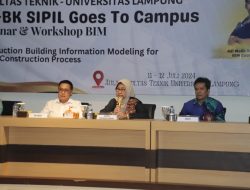 Rektor Unila Resmikan PII-BK Sipil Goes to Campus