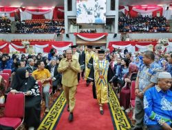 Pj. Gubernur Hadiri  Dies Natalis Ke-59 Unila